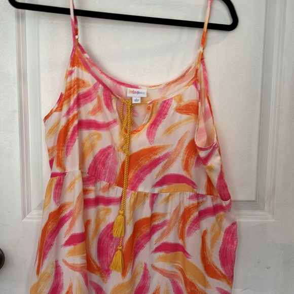 3 Maxi dresses- orange print / pastel print / burgundy/ 30 each or 70 for all 3 - Picture 2 of 8